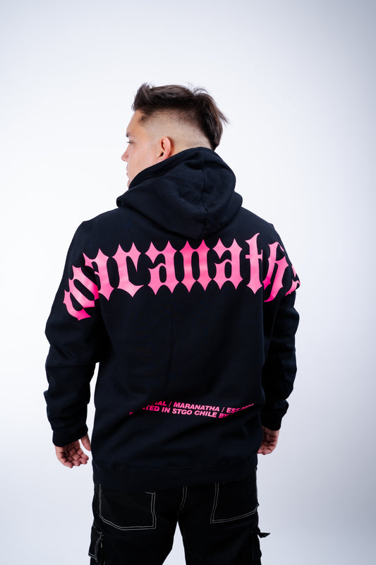 Hoodie MARANATHA  fucsia