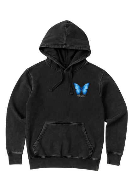 Hoodie Redimida , 2 Corin. 5:17 Acid Wash .