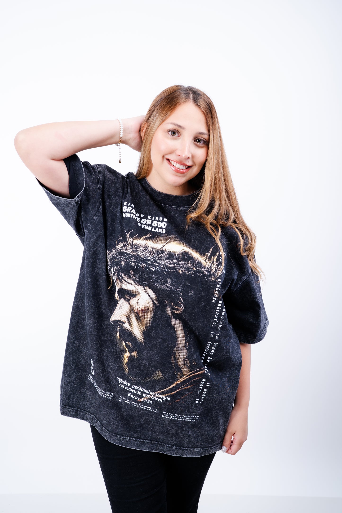 King Jesús- Oversize Acid Wash