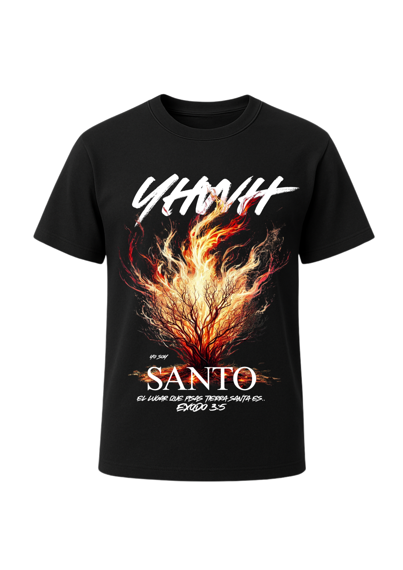 Polera Diseño YHWH • Éxodo 3:5