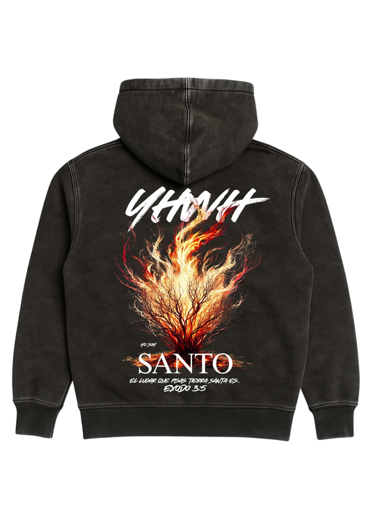 Hoodie acid wash negro• Éxodo 3:5