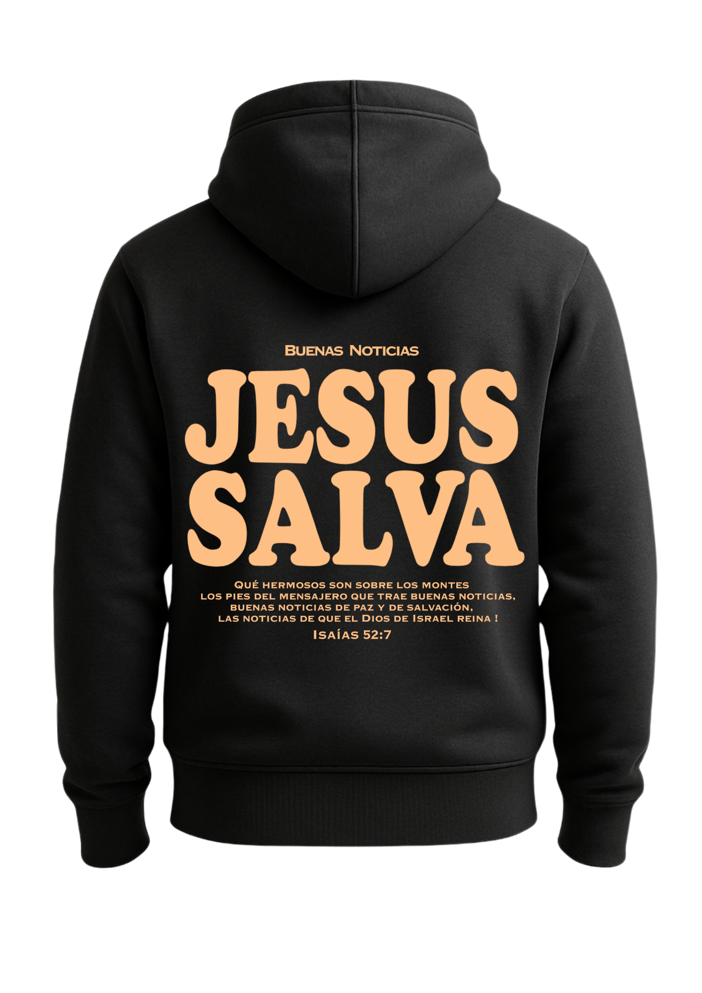 Hoodie Jesús Salva , Isaías 52:7